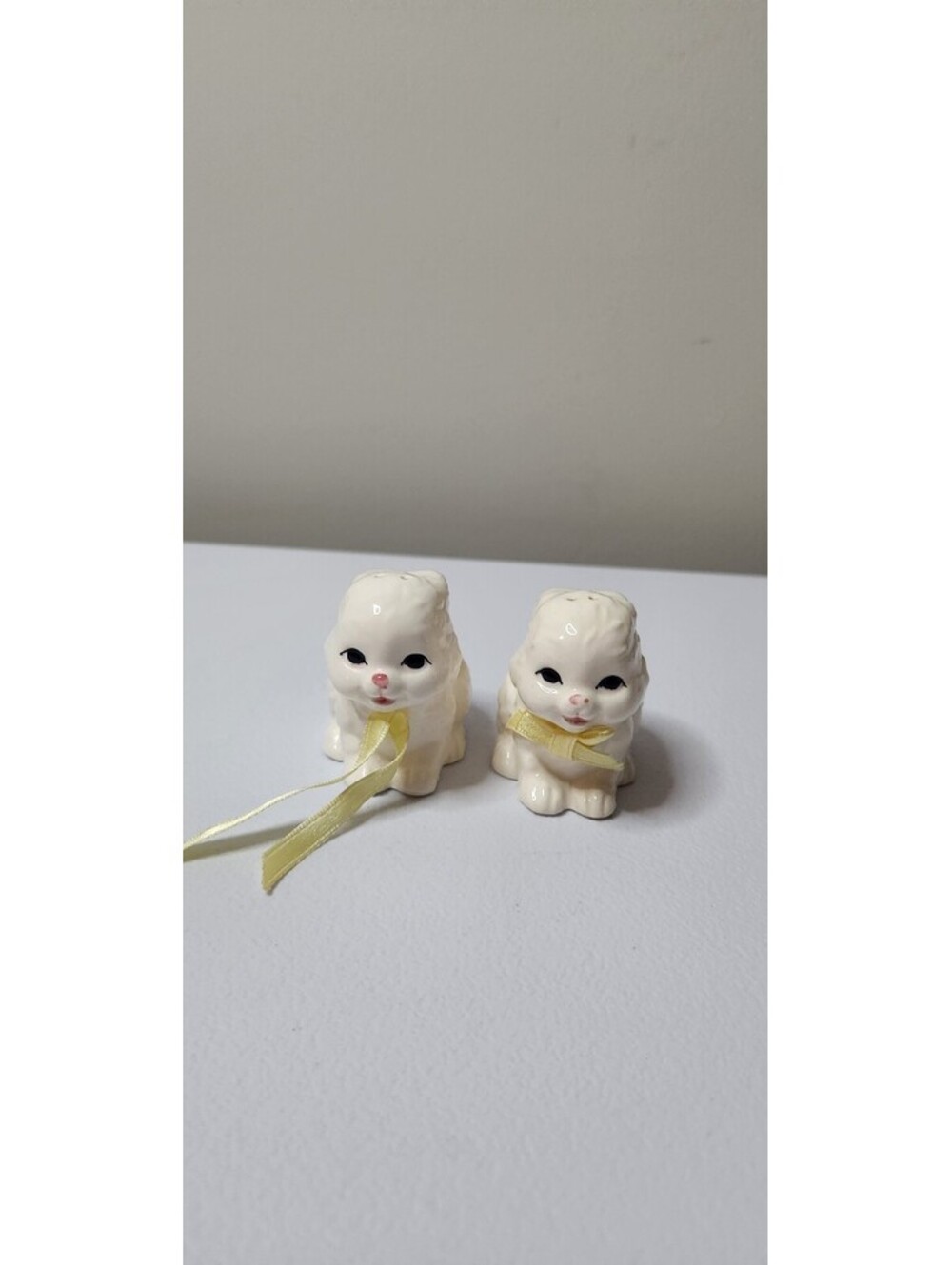 White Rabbit Salt and Pepper Shakers